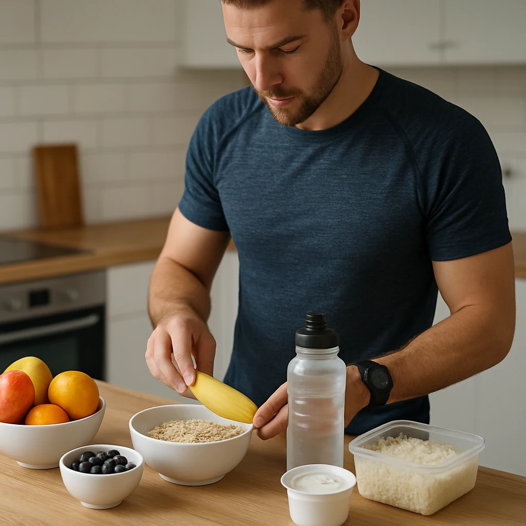 Alimentation avant course selon le type d’effort