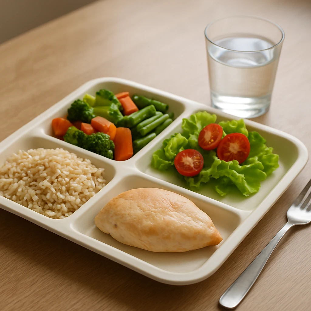 Assiette équilibrée pour une perte de poids durable