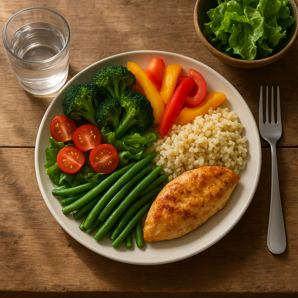 comment composer une assiette équilibrée