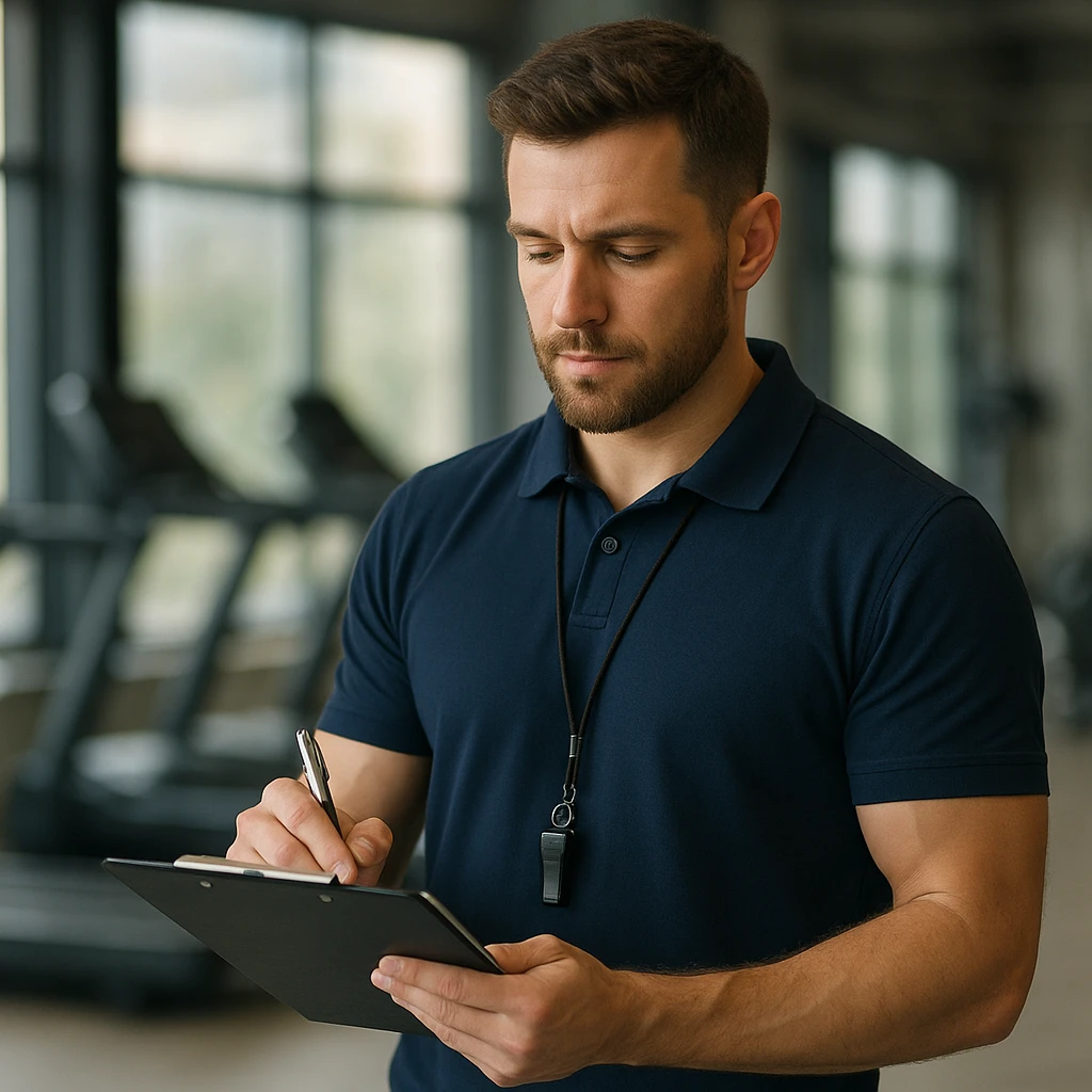 Les tests physiques les plus utilisés par les entraîneurs : à quoi servent-ils ? 2 Entraîneur analysant les résultats d’un test physique