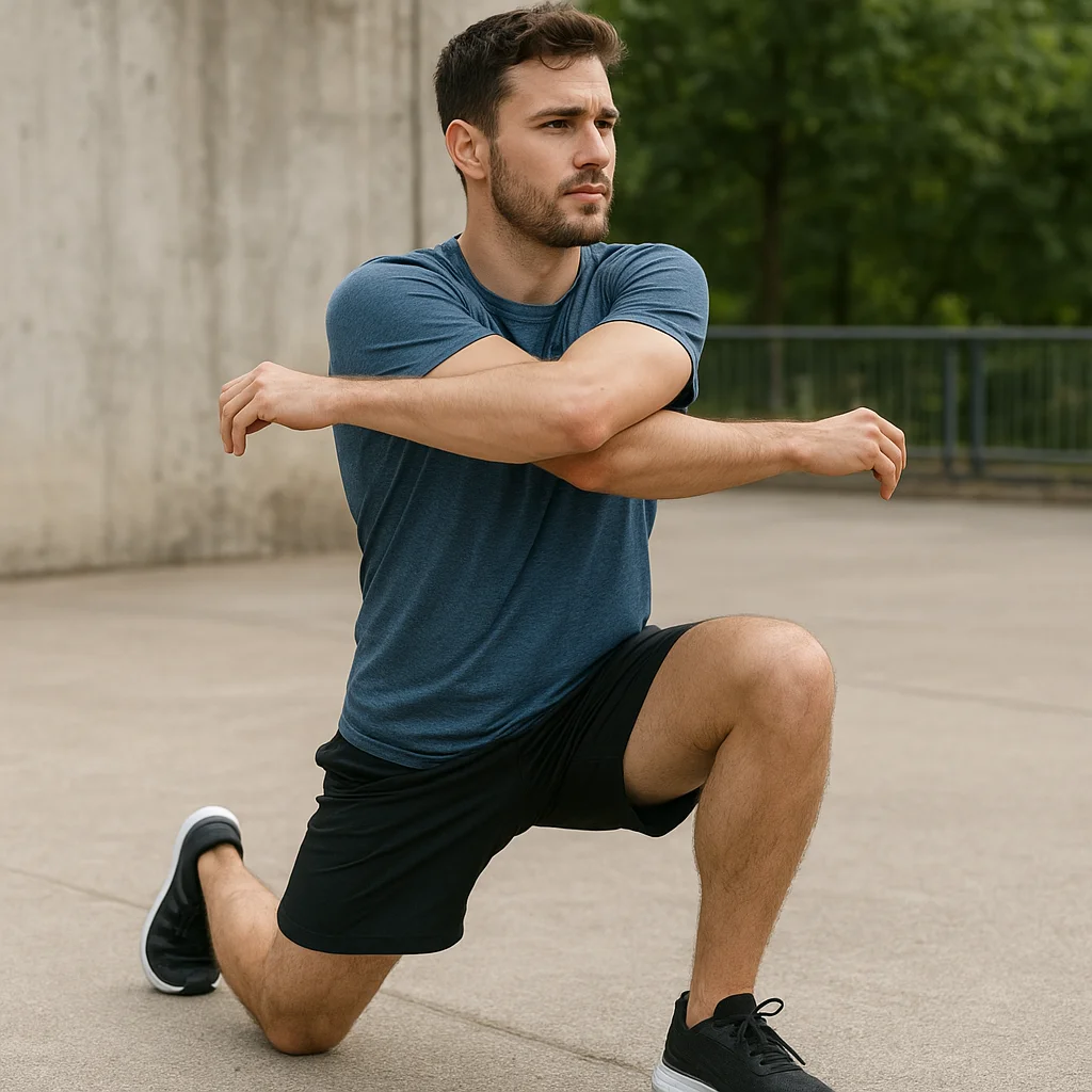 Exercices de mobilité avant une séance de sport