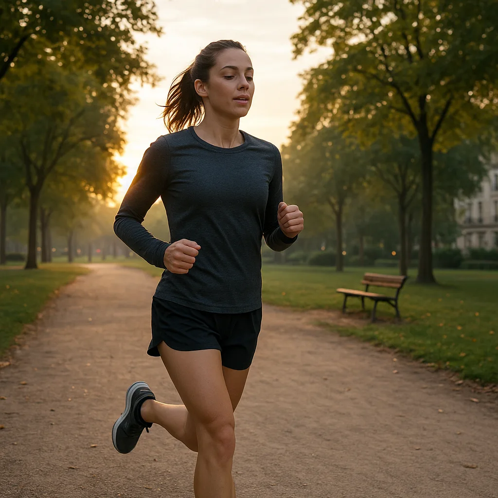 Footing léger à jeun au petit matin