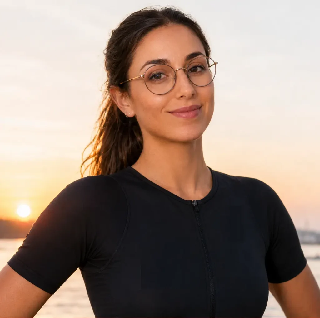 Lucy coach sportive et nutritionniste spécialisée en triathlon, sport, santé et bien-être