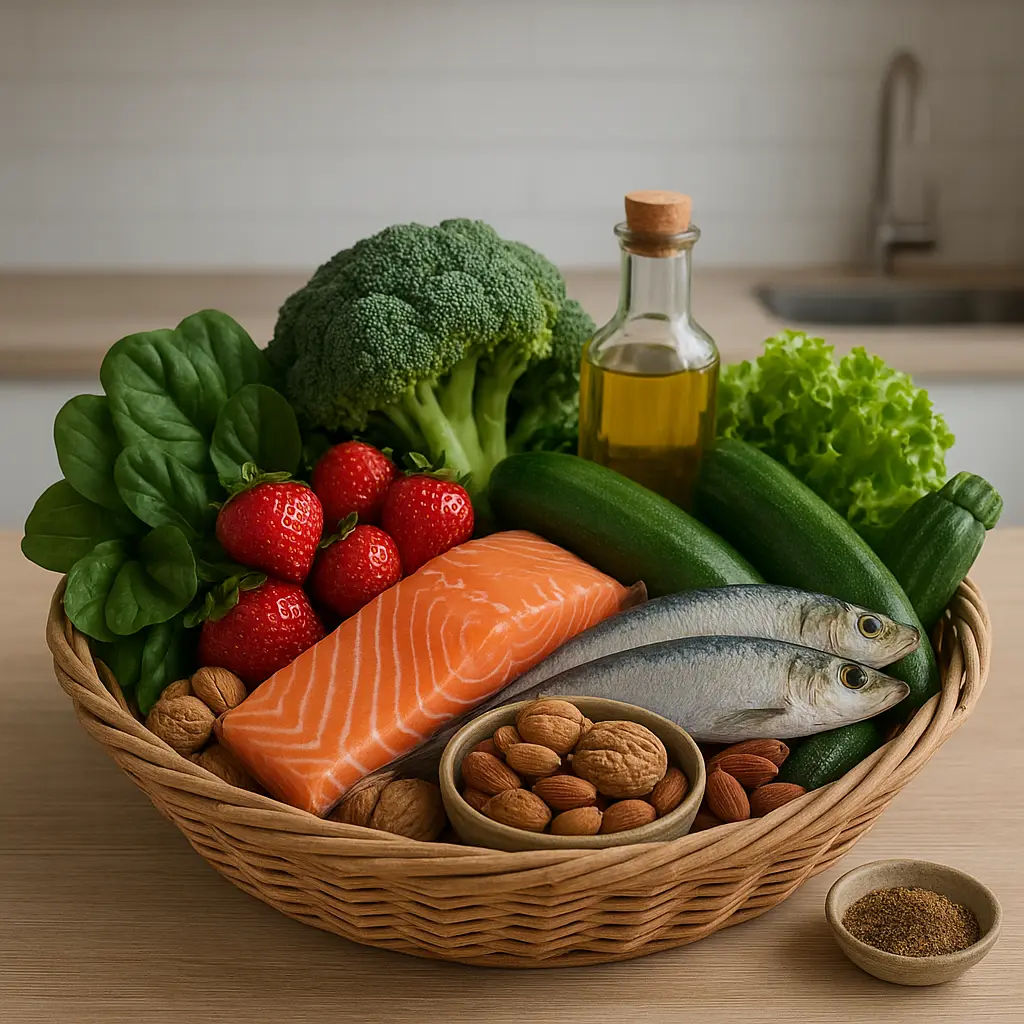 Panier d’aliments anti-inflammatoires pour sportifs au quotidien