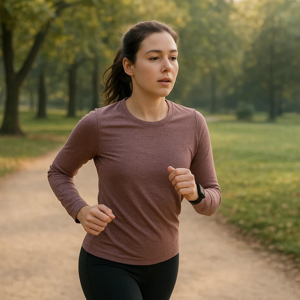 Comment améliorer son endurance naturellement : 9 leviers simples et efficaces ? 2 Personne en course à pied modérée pour améliorer son endurance naturellement