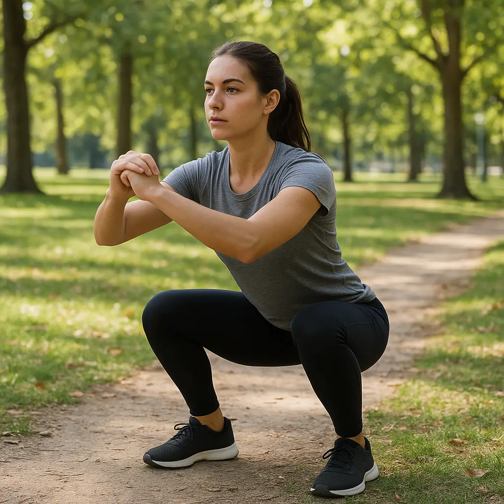 Comment progresser sans salle de sport : méthode efficace à la maison ou en extérieur ? 2 Personne s’entraînant en extérieur sans matériel dans un parc