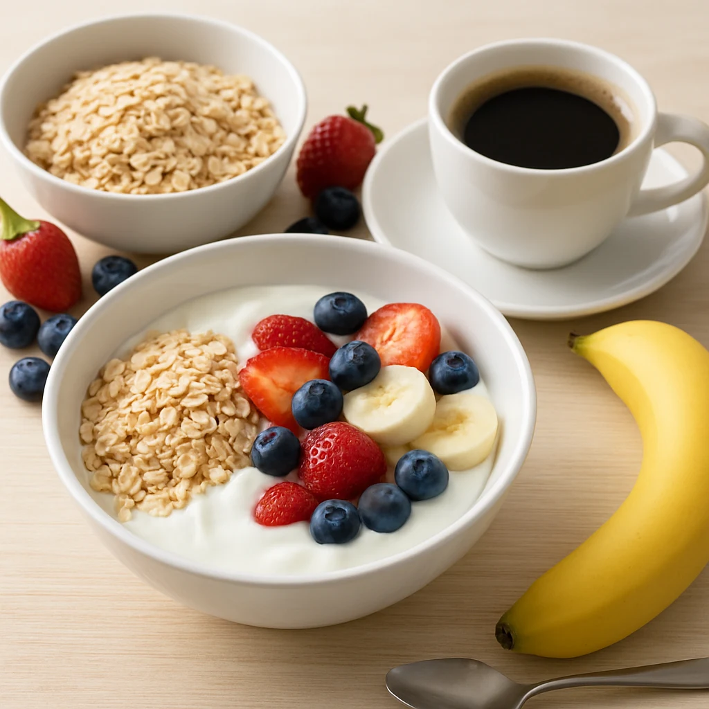 Petit-déjeuner équilibré pour accompagner la perte de poids et le sport