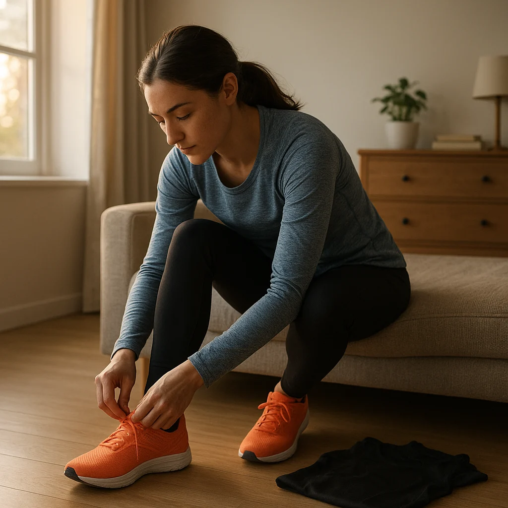 Préparer sa séance de running le matin à la maison