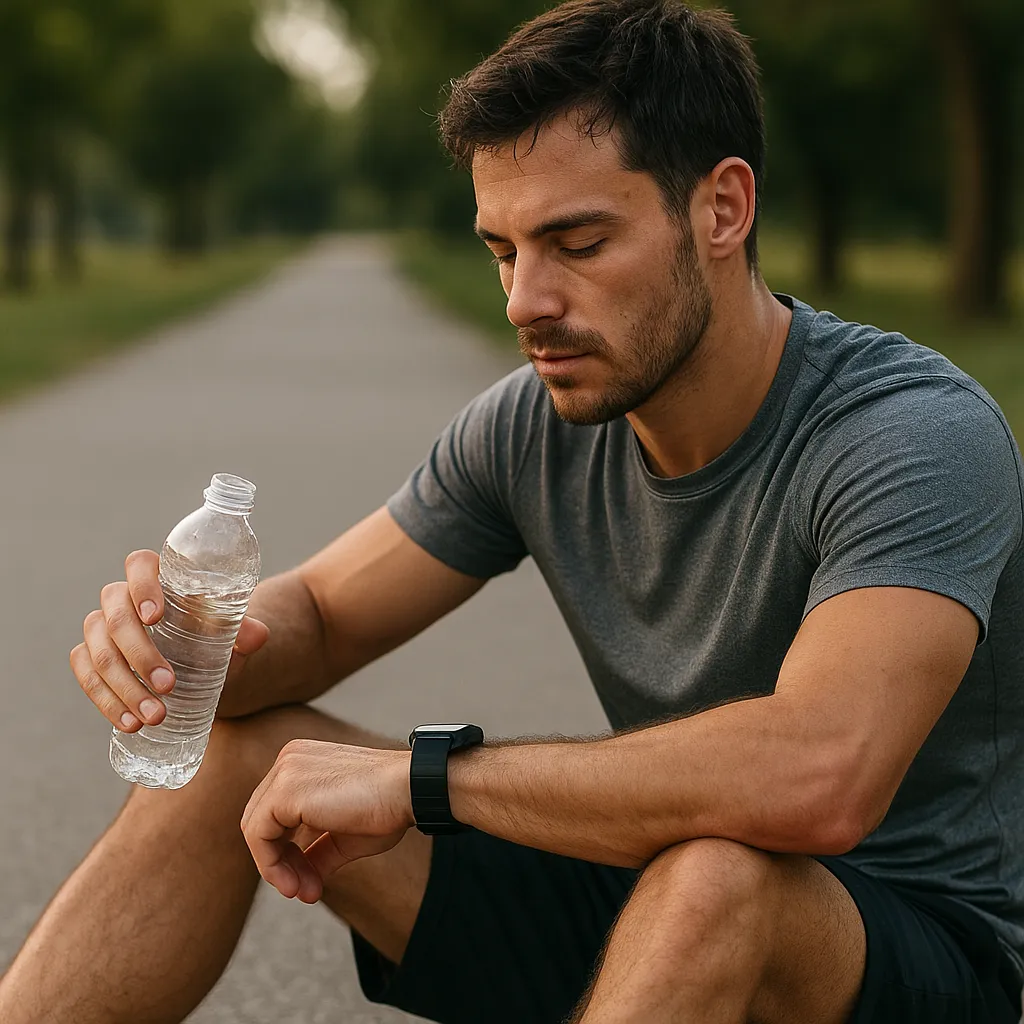 Récupération après une séance de course à pied avec suivi du cardio