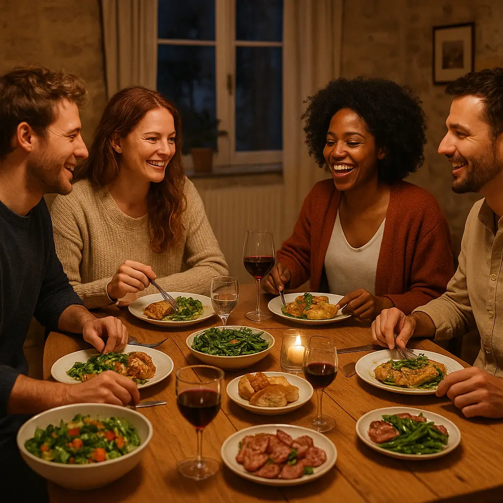 Repas convivial et équilibré pour perdre du poids sans se priver