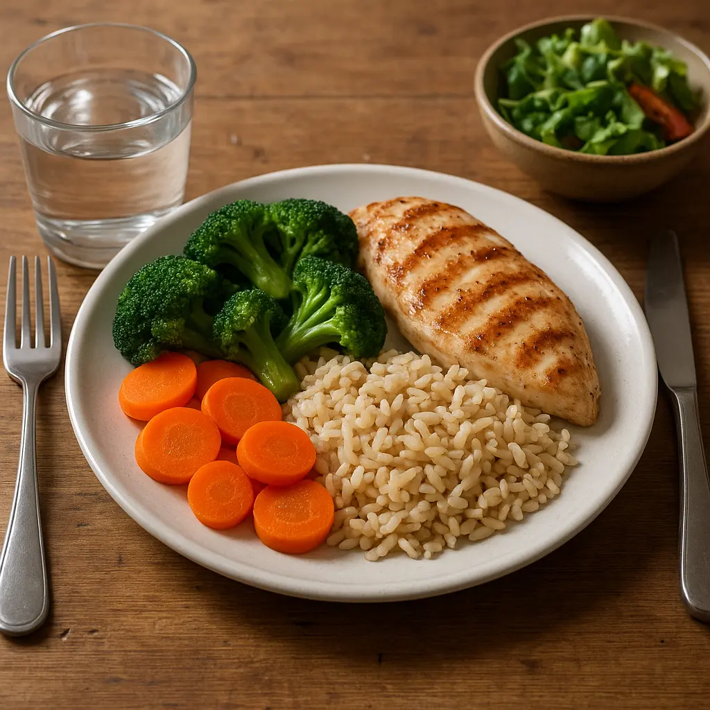 Repas équilibré pour favoriser la prise de muscle